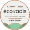 Badge EcoVadis « Engagé » en matière de développement durable à compter de septembre 2026.